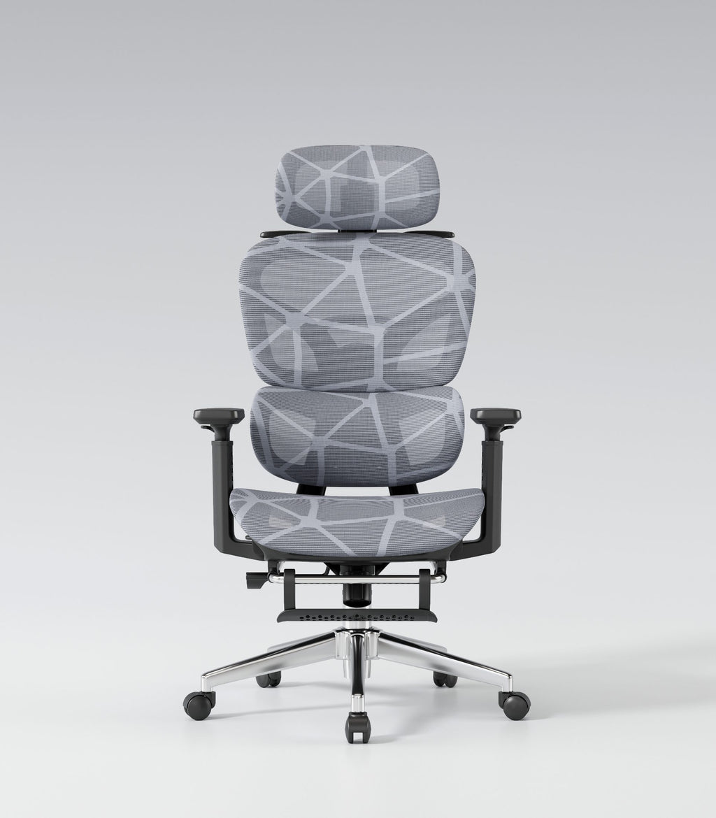 Ergonomic Mesh Office Chair with Footrest