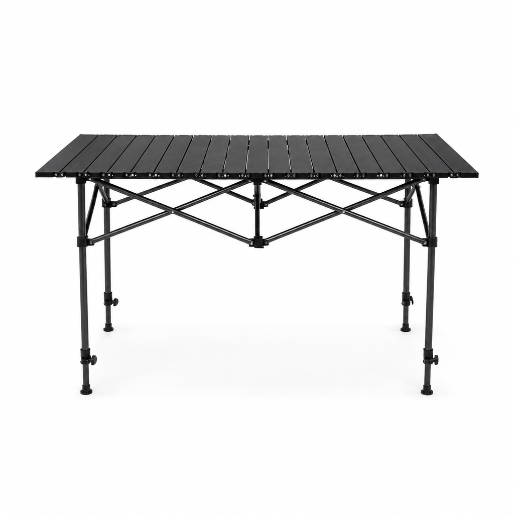 Height-Adjustable Folding Camping Table