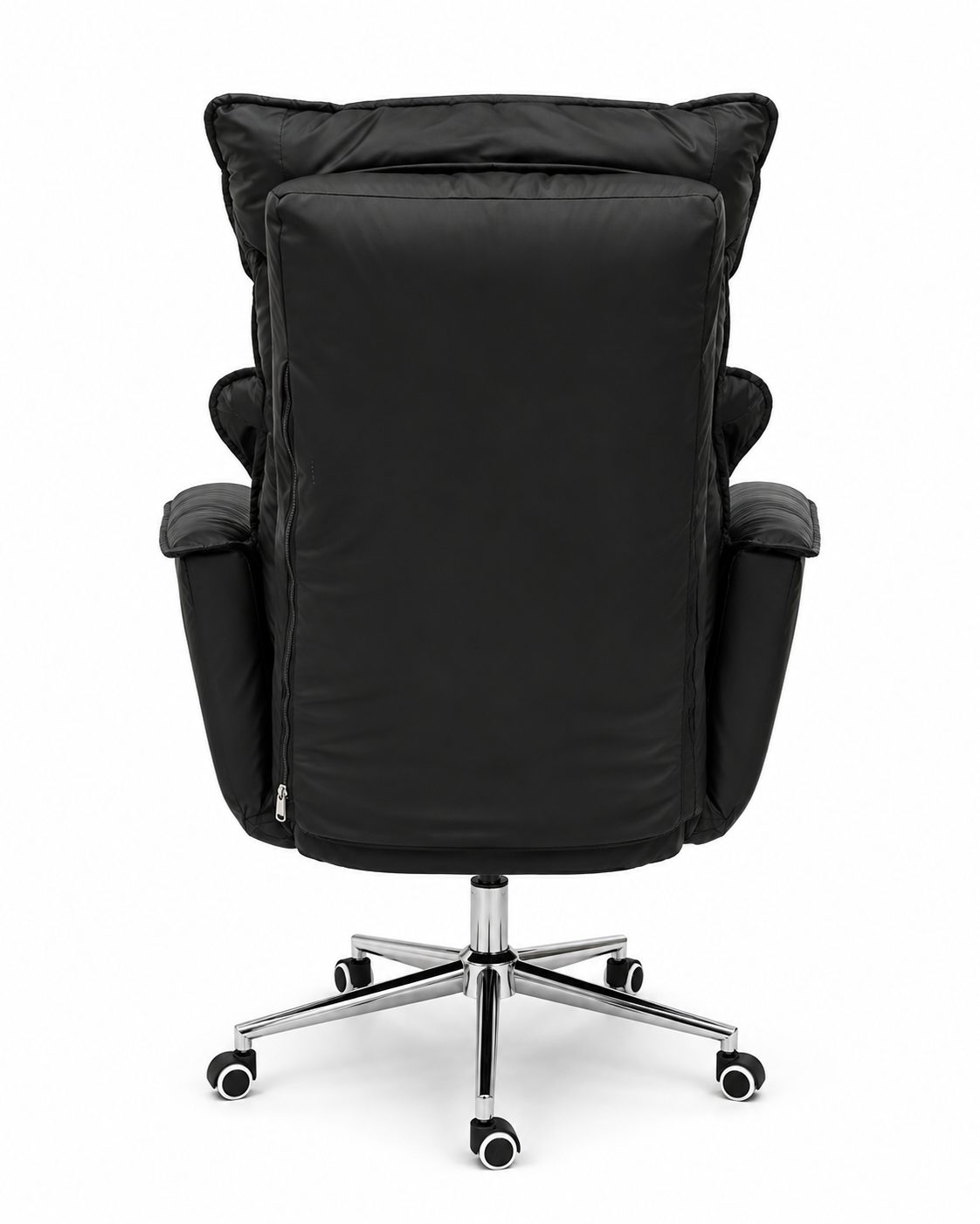 Soft Reclining Chair with Footrest - Black