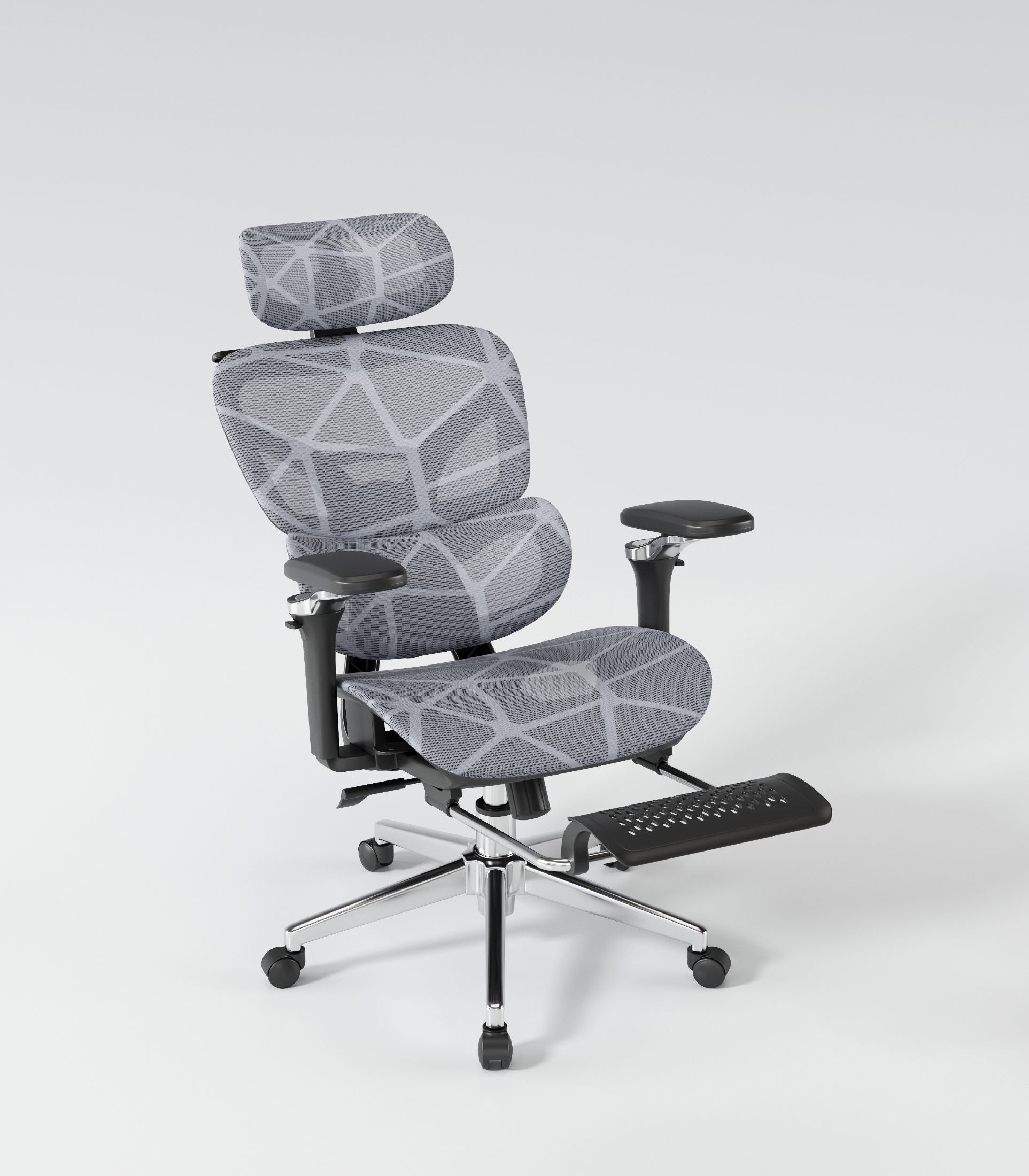 Ergonomic Mesh Office Chair with Footrest